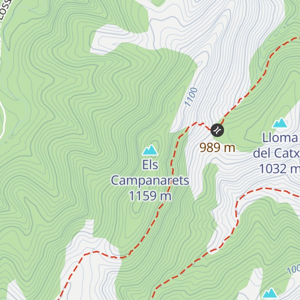Map of Els Campanarets