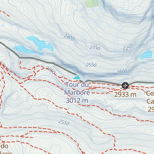 Map of Tour du Marboré