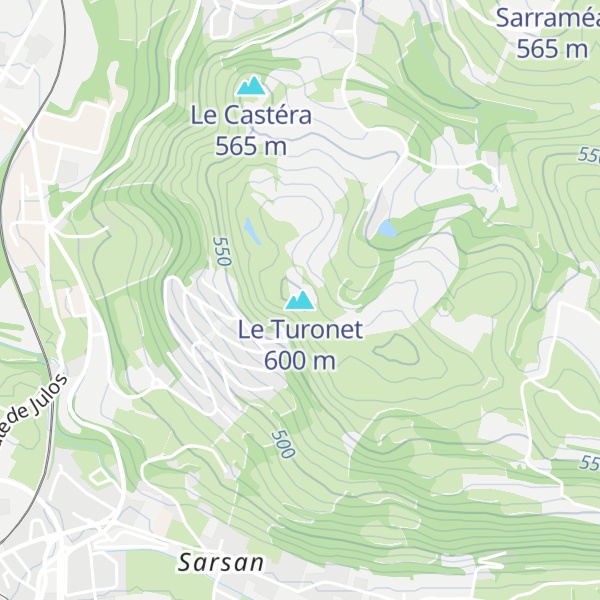 Map of Le Turonet
