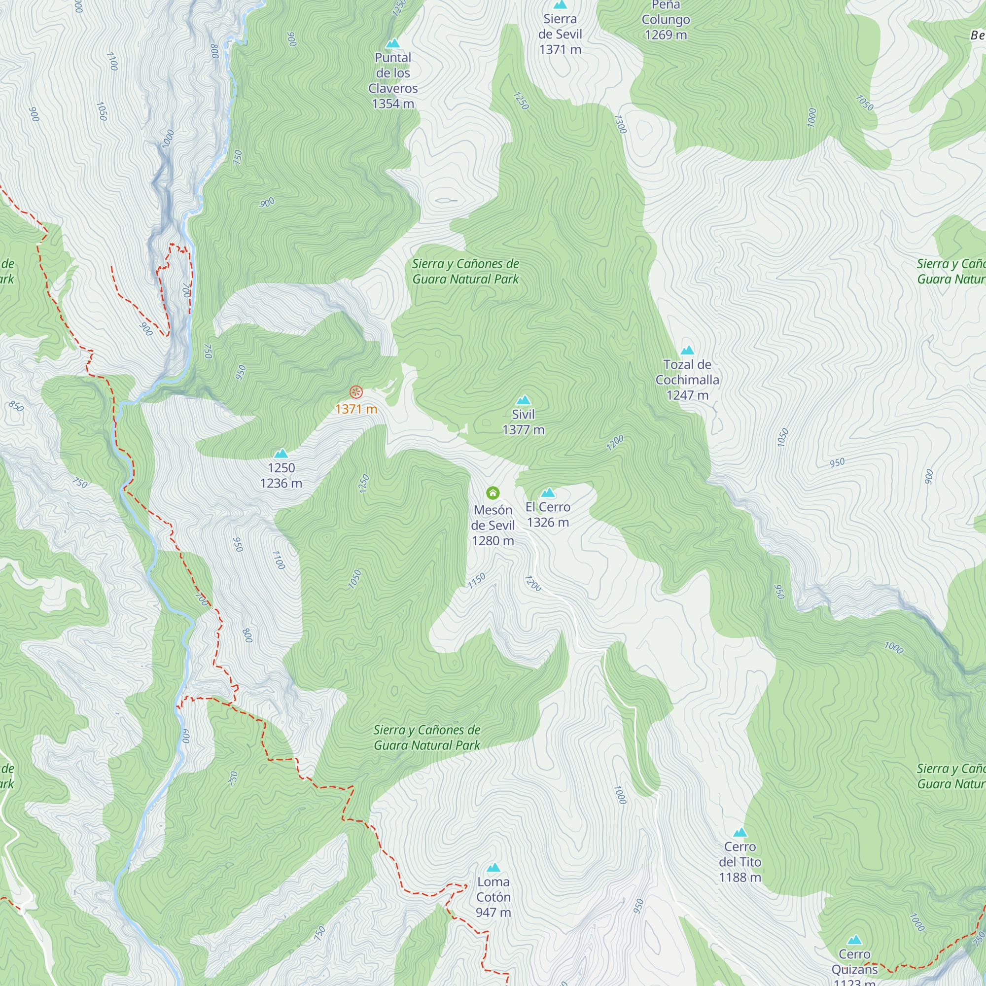 Mesón de Sevil map