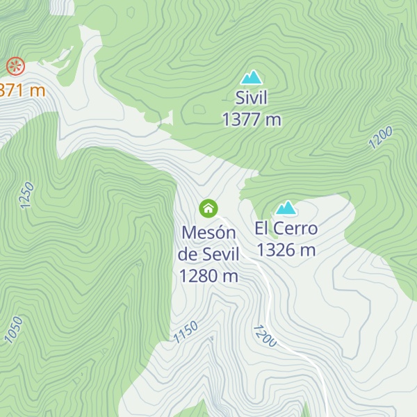 Map of Mesón de Sevil
