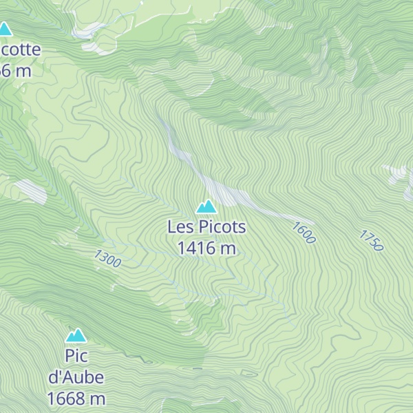 Map of Les Picots