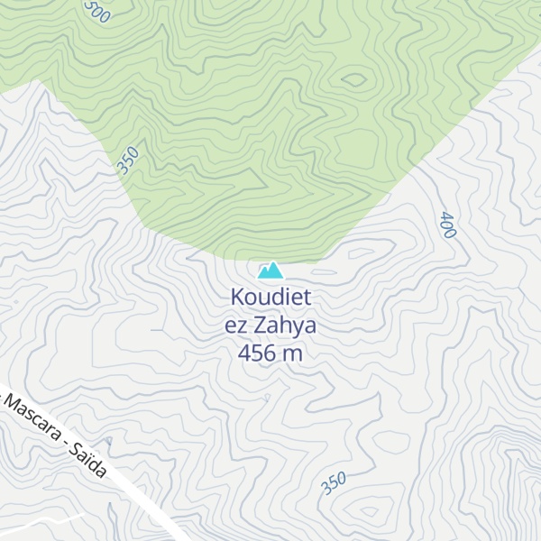 Map of Koudiet ez Zahya