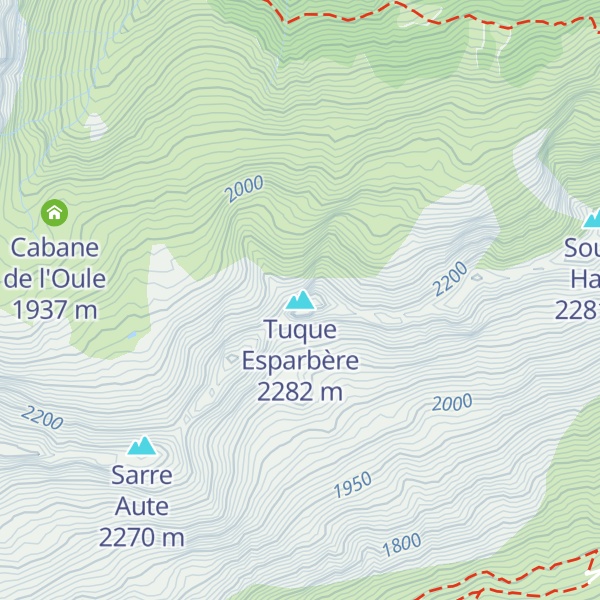 Map of Tuque Esparbère