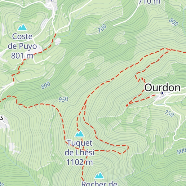Map of Turon du Lac