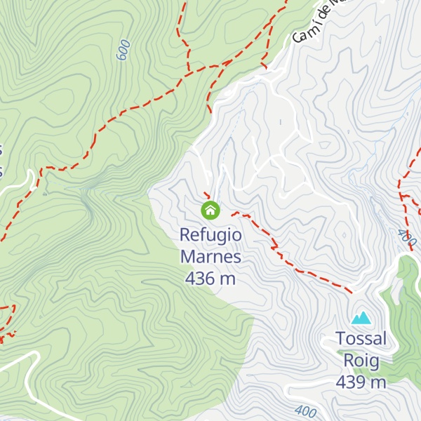 Map of Refugio Marnes