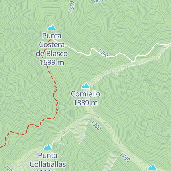 Map of Comiello