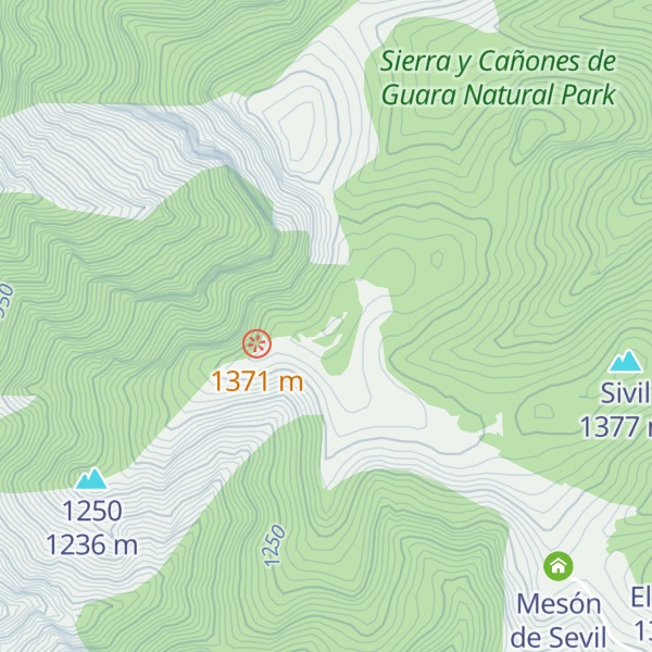 Map of Castiello d'os Santos / A Creu