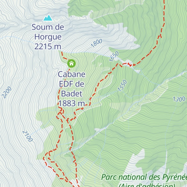 Map of Cabane d Estarous