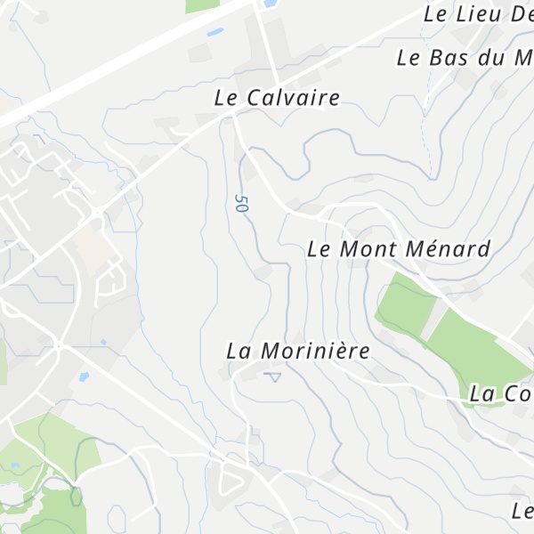 Map of Gîte Les Champs Allais