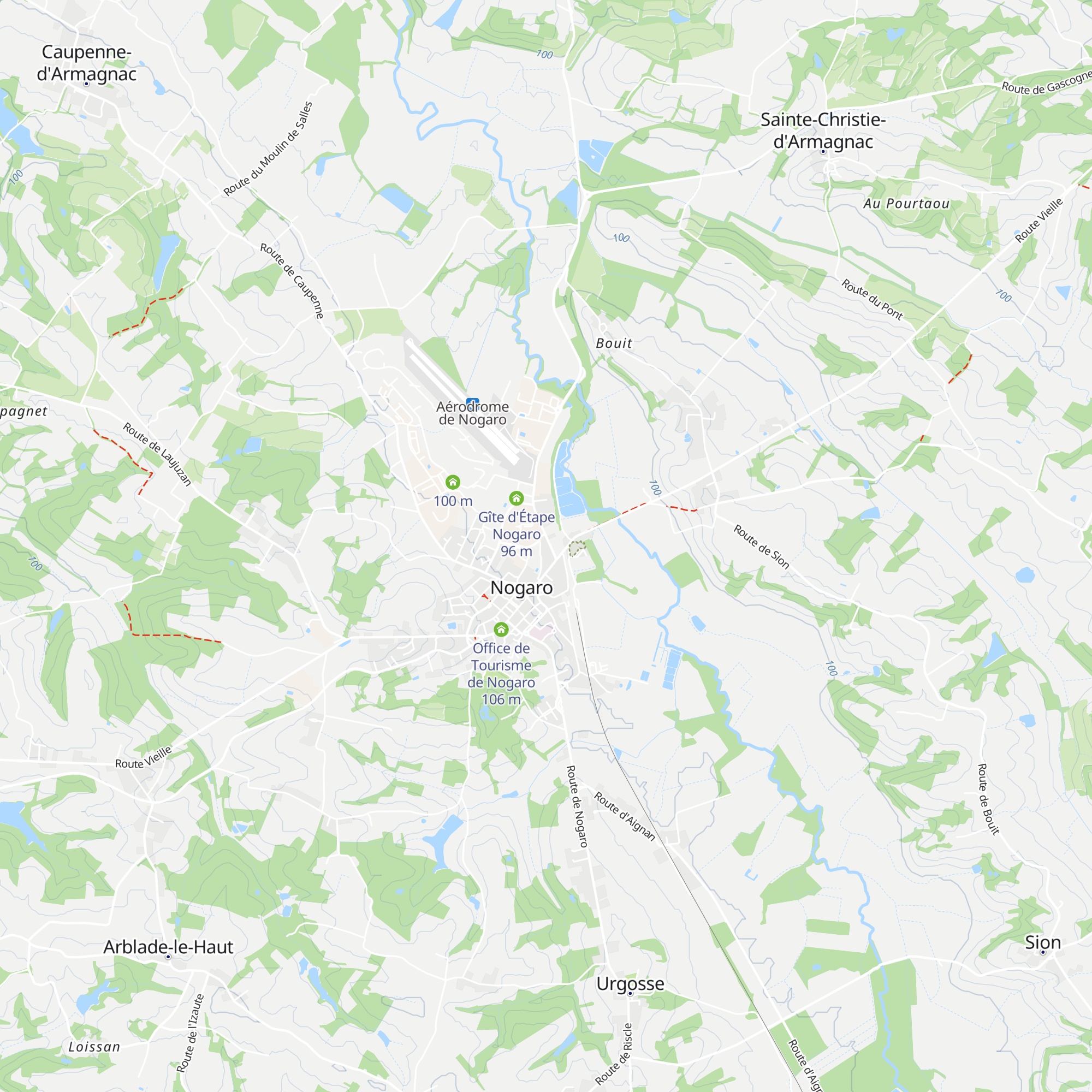 Gîte du Pied Levé map