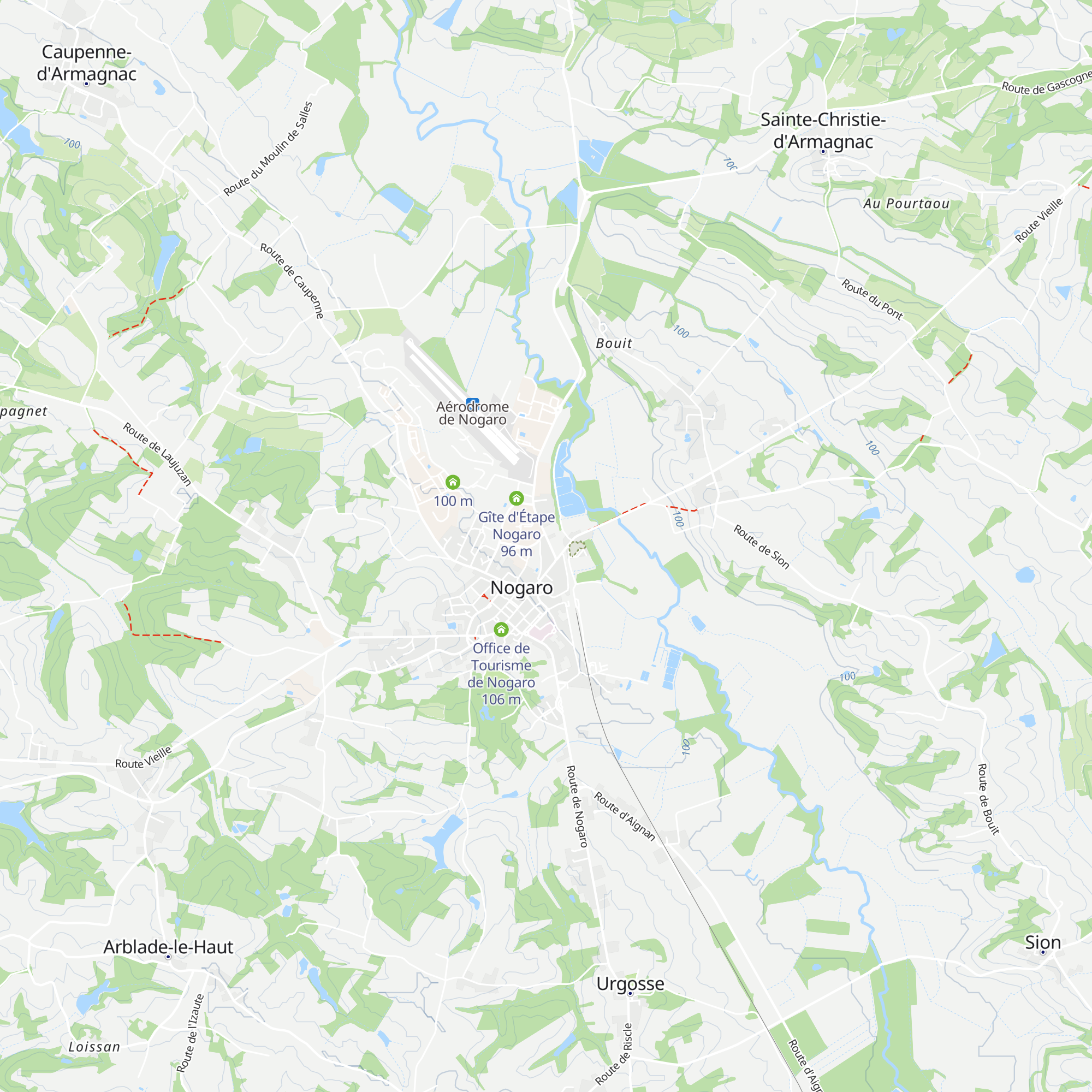 Gîte du Pied Levé map