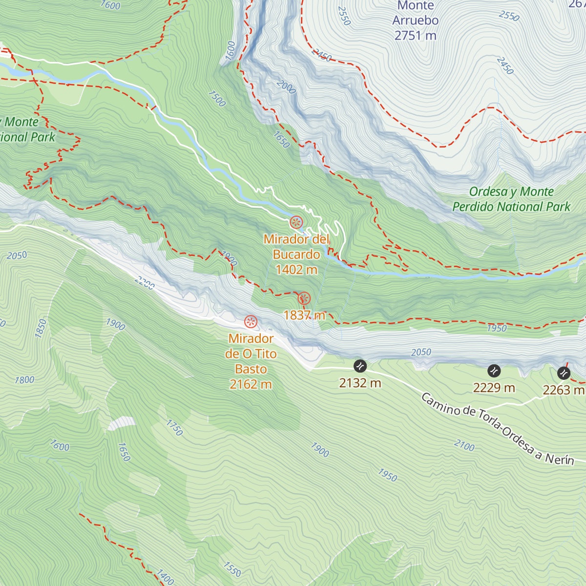 Refugio de Malla ta Abe map
