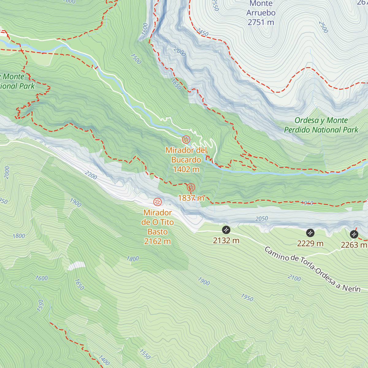Refugio de Malla ta Abe map