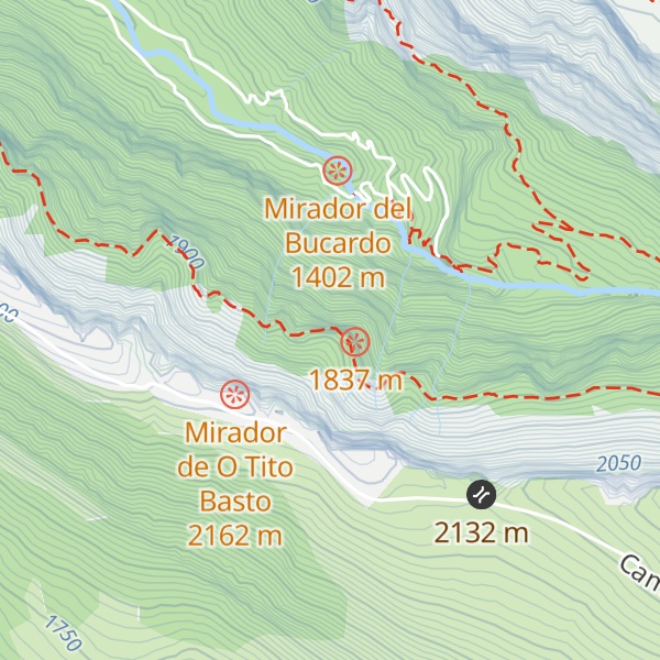 Map of Refugio de Malla ta Abe