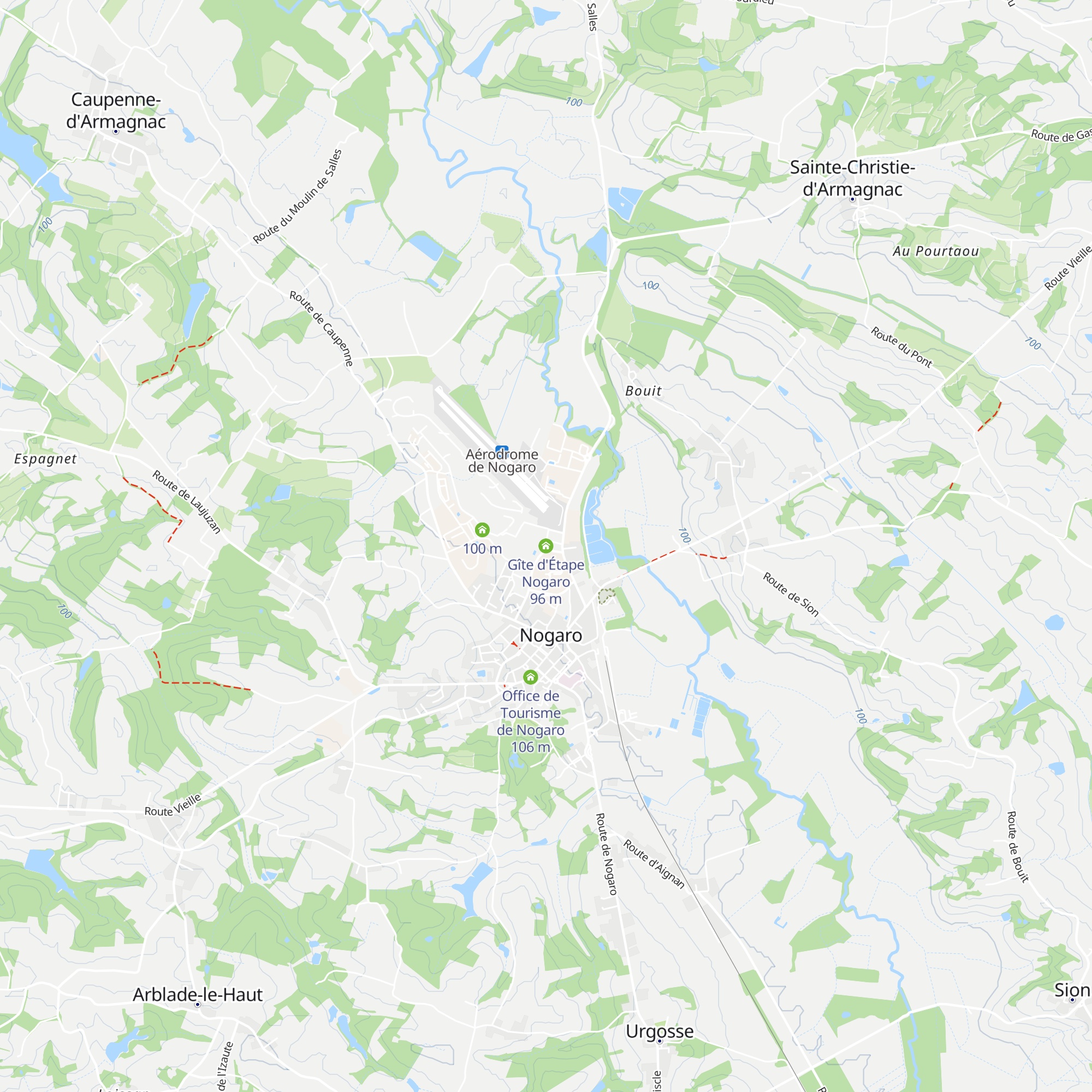 Gîte d'Étape Nogaro map