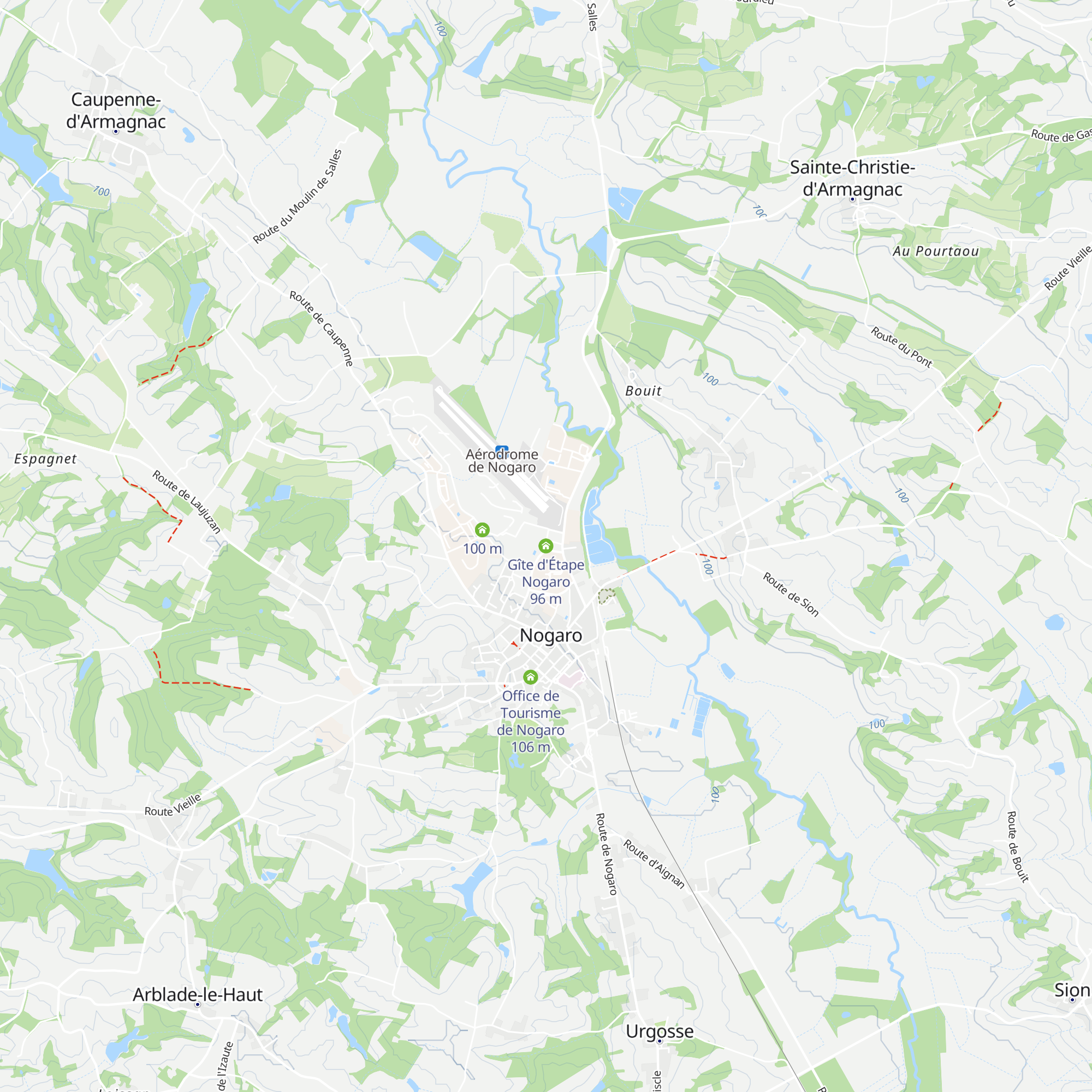 Gîte d'Étape Nogaro map