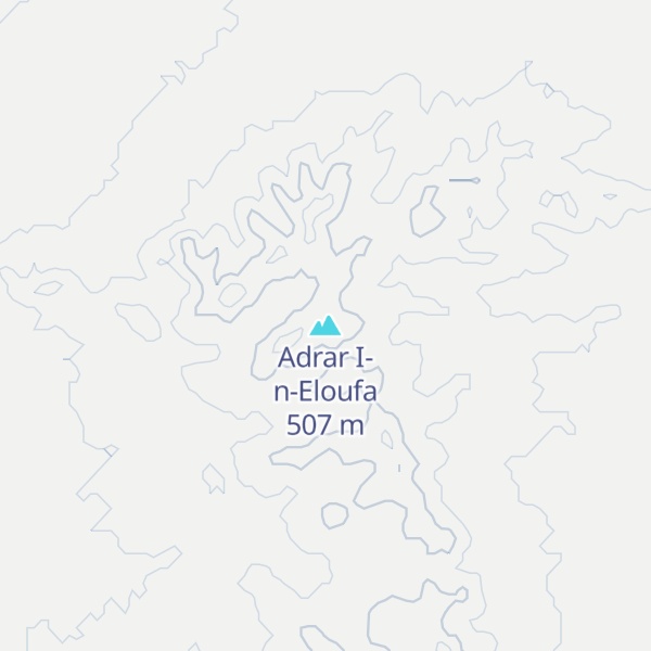 Map of Adrar I-n-Eloufa