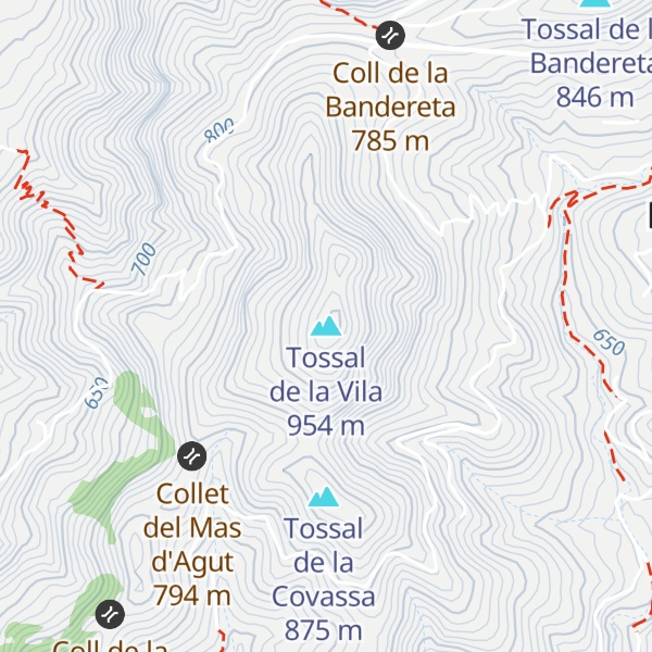 Map of Tossal de la Vila