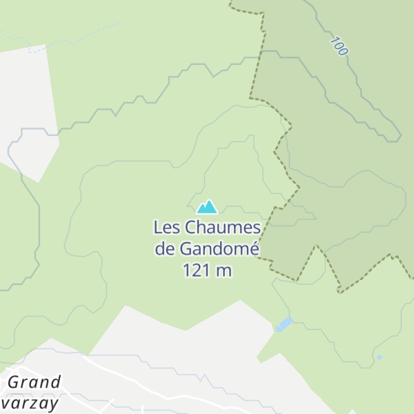 Map of Les Chaumes de Gandomé