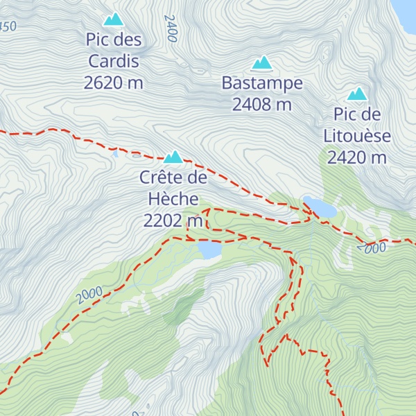 Map of Cabane de Cestrède