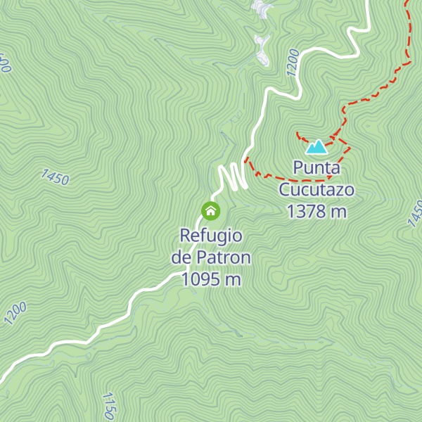 Map of Refugio de Patron