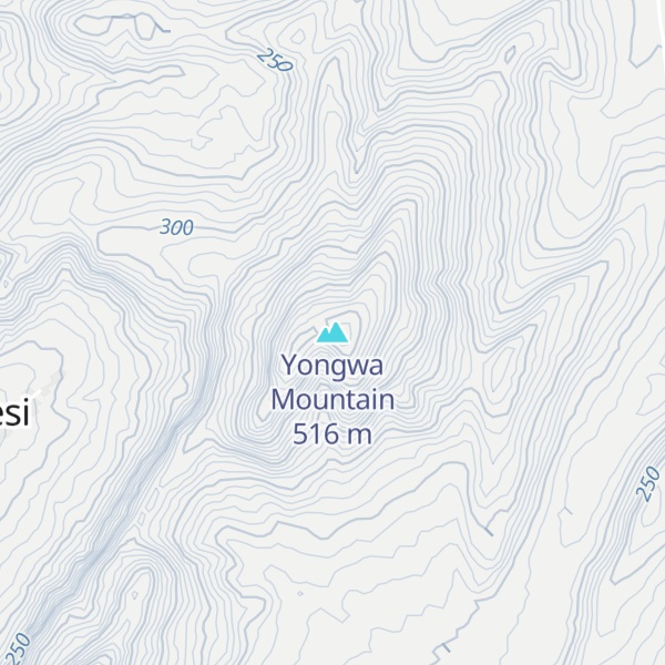 Map of Yongwa Mountain