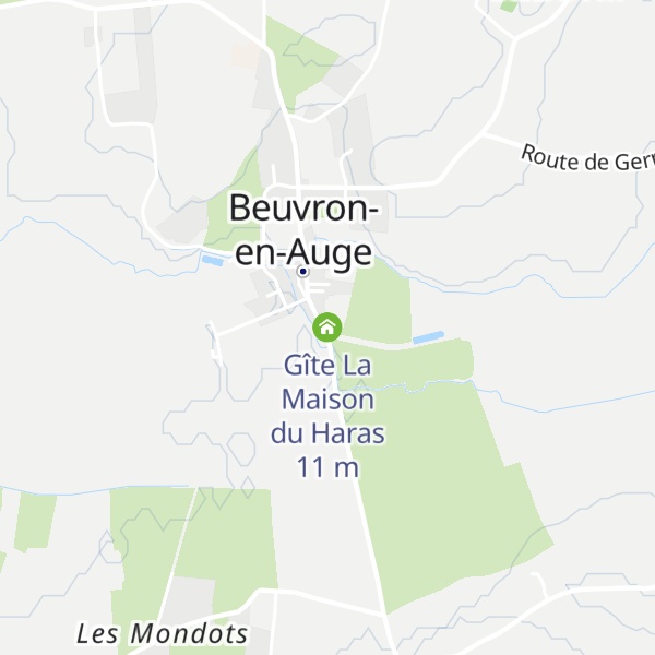 Map of Gîte La Maison du Haras