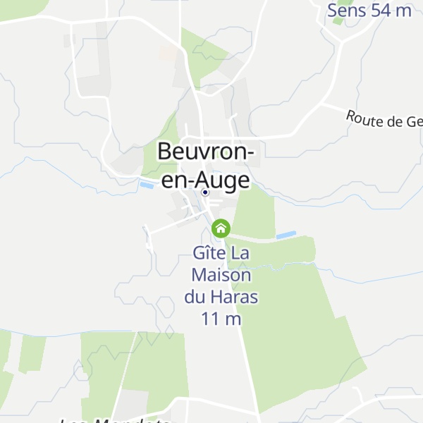 Map of Gîte