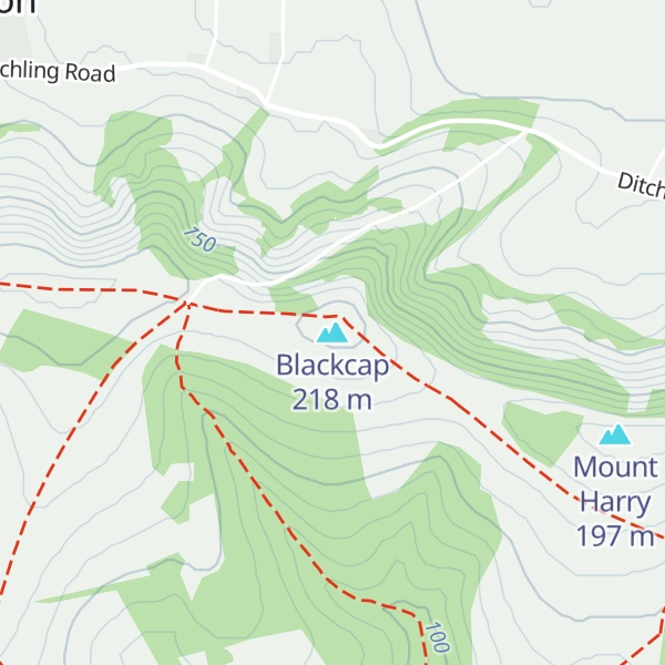 Map of Blackcap