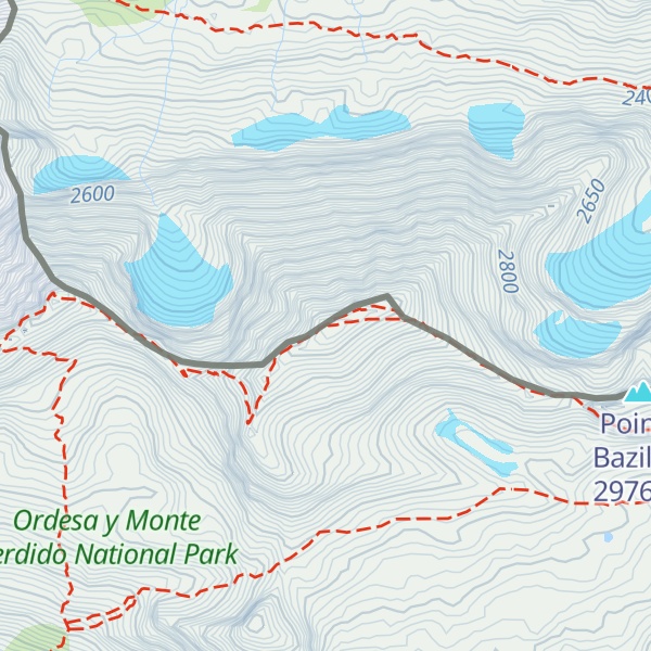 Map of Punda Negra / Tallón / Taillon