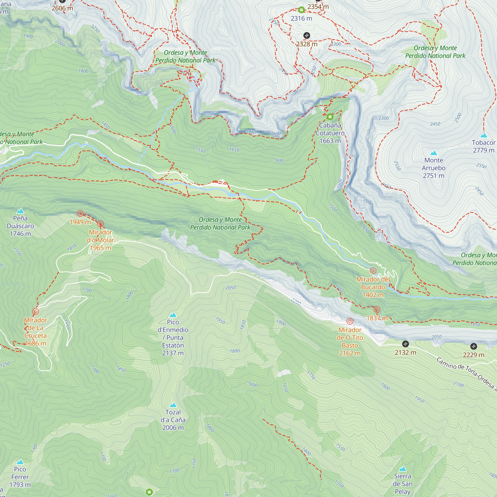 Refugio de Calzilarruego map