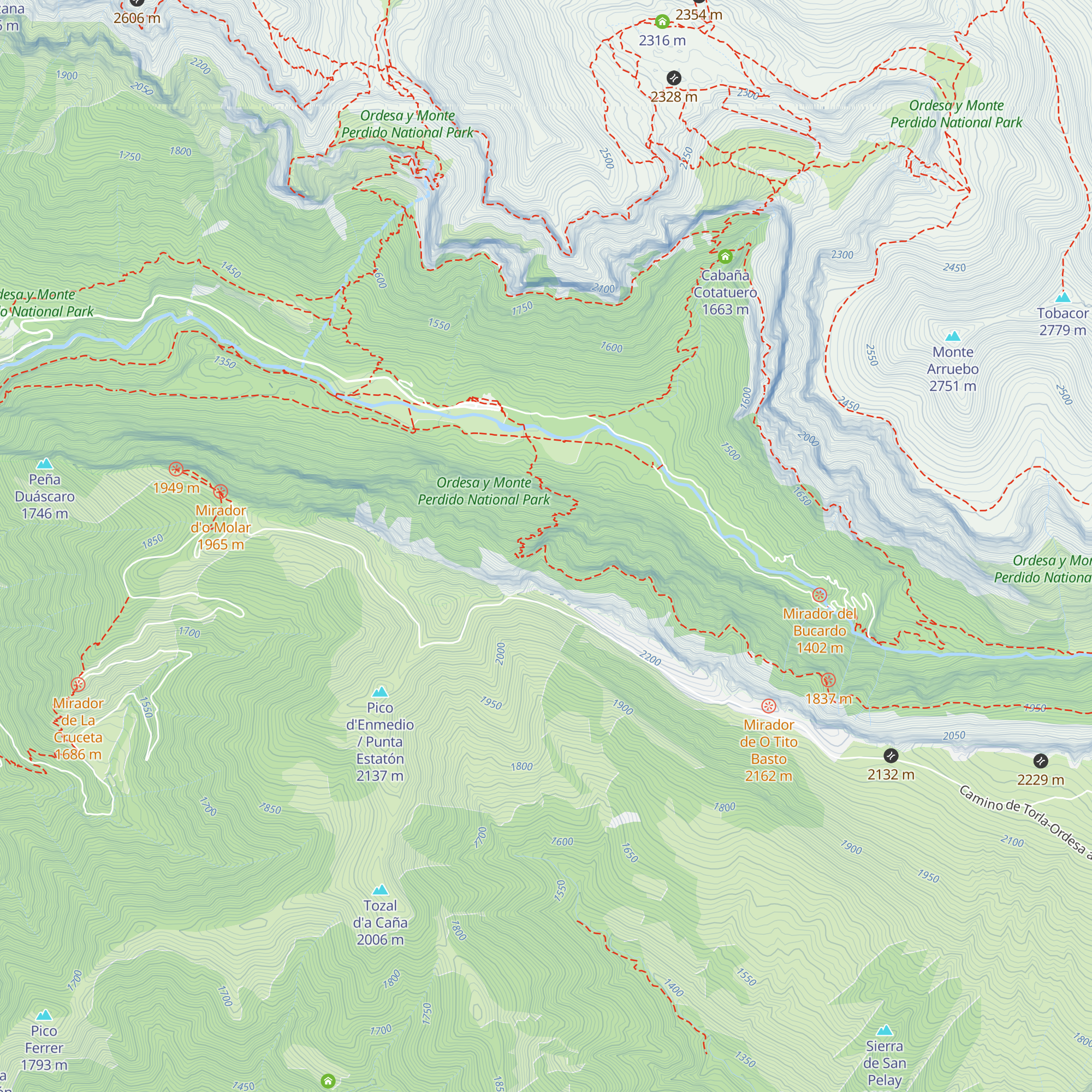 Refugio de Calzilarruego map