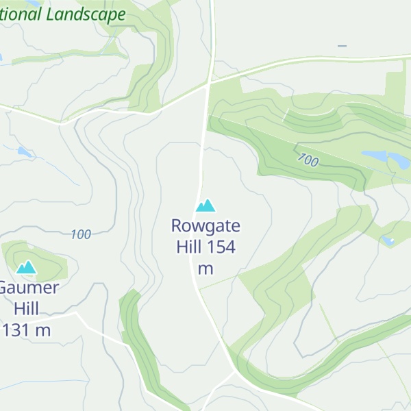 Map of Rowgate Hill
