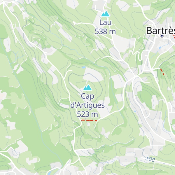 Map of Cap d'Artigues