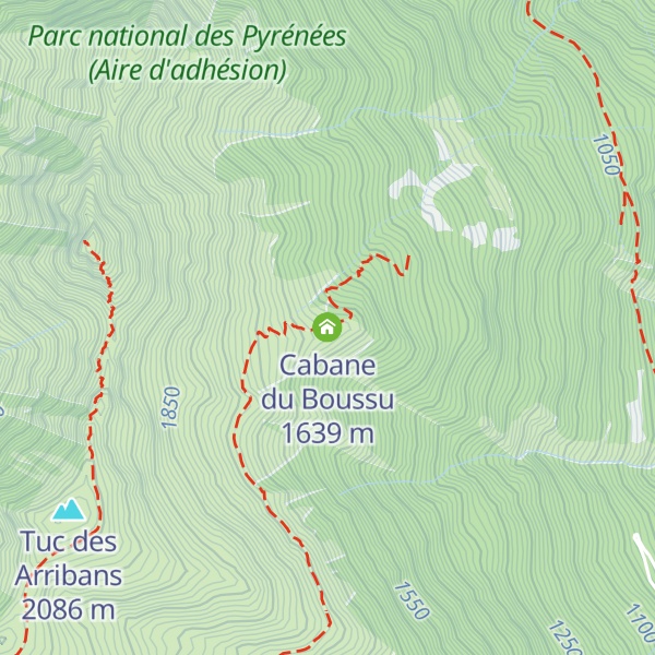 Map of Cabane du Boussu