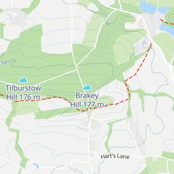 Map of Brakey Hill