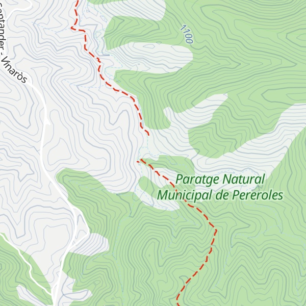 Map of Refugi de Pereroles