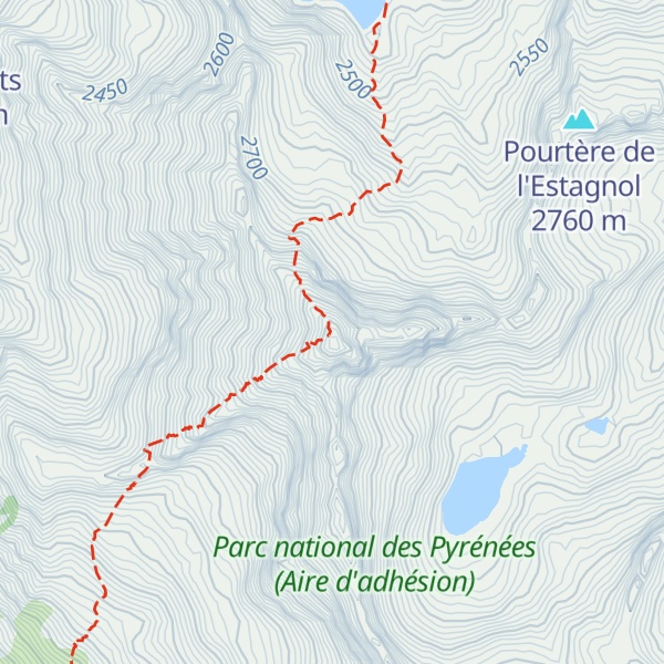 Map of Pic d'Ardiden
