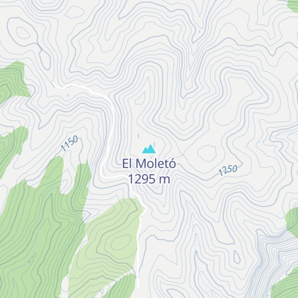 Map of El Moletó