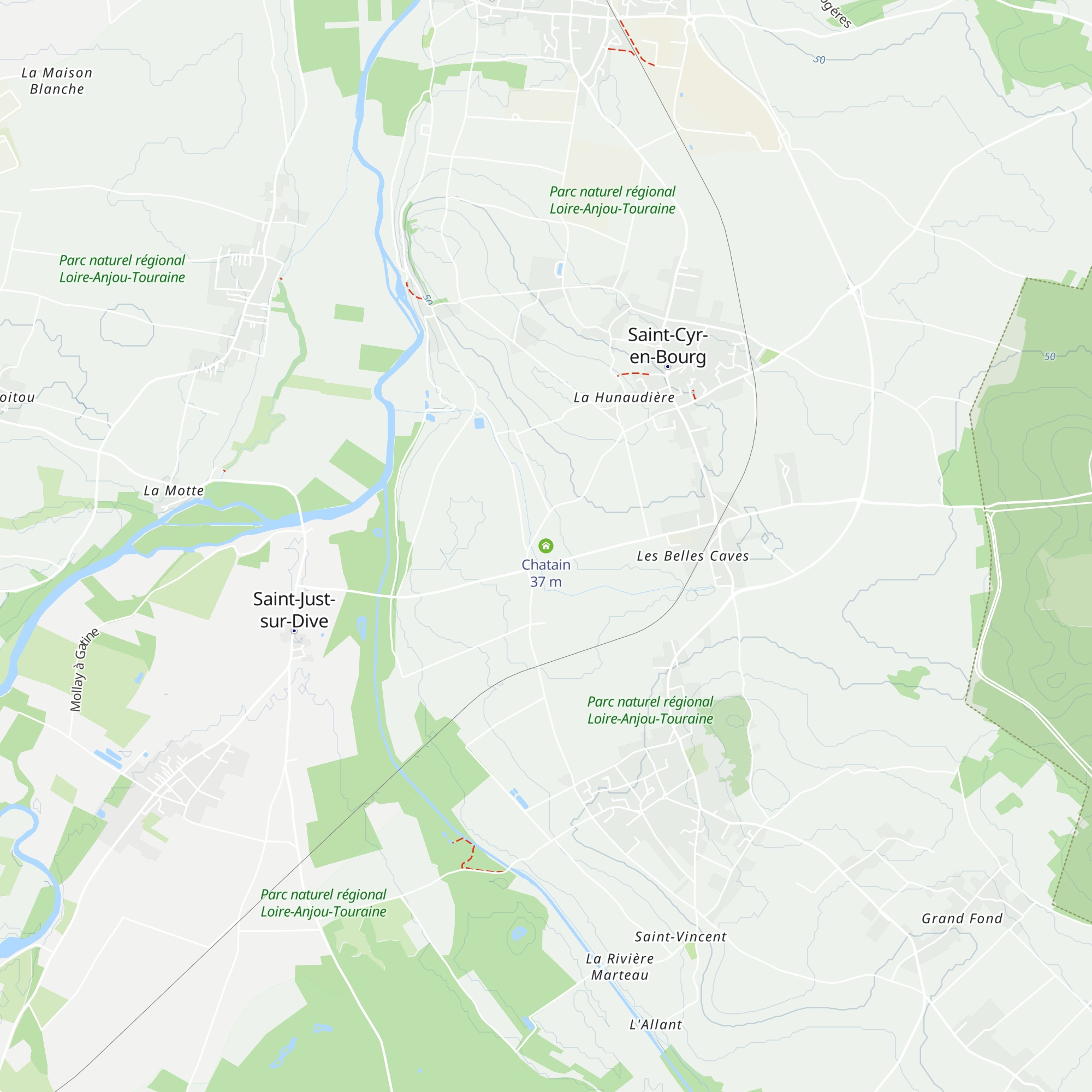 Chatain map