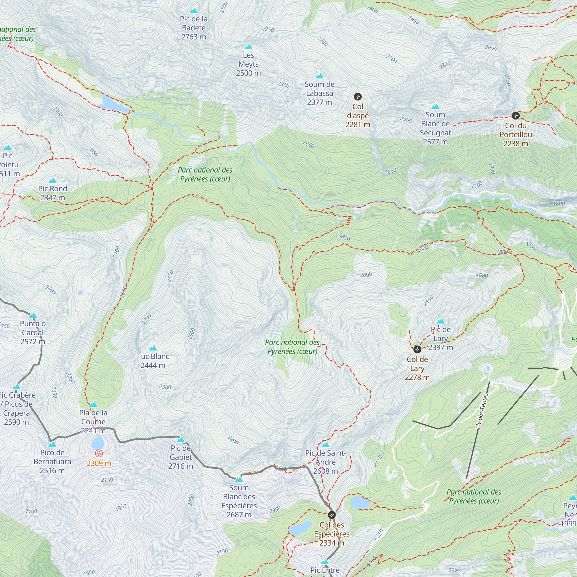 Cabane de Sausse Dessus map