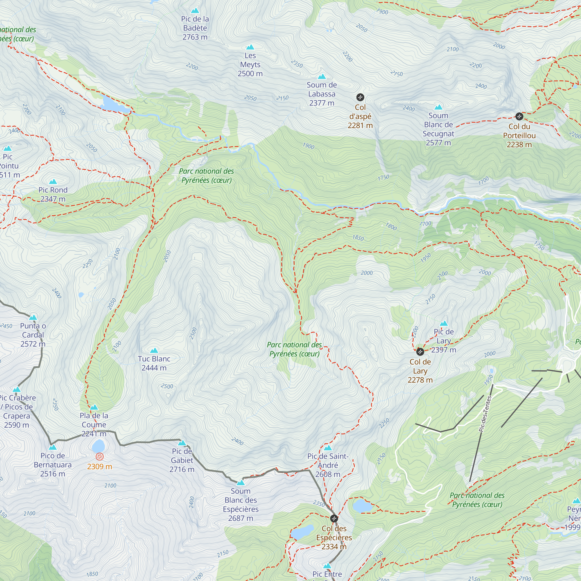 Cabane de Sausse Dessus map