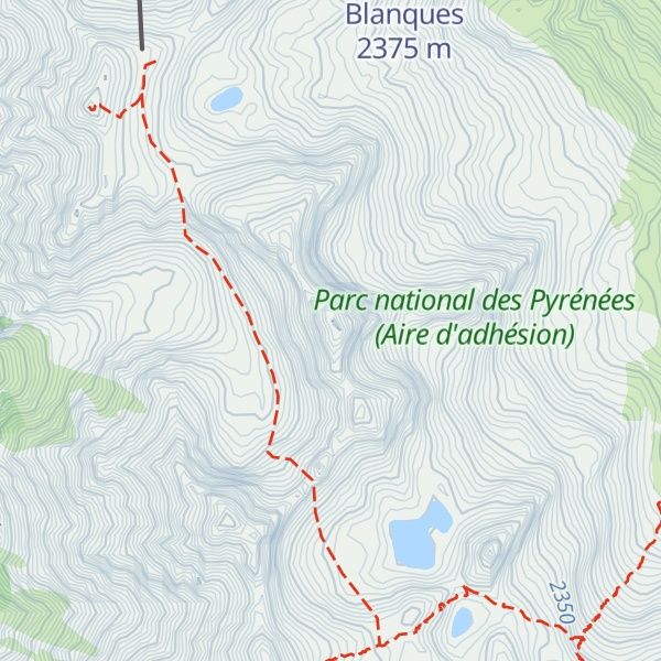 Map of Pic Né