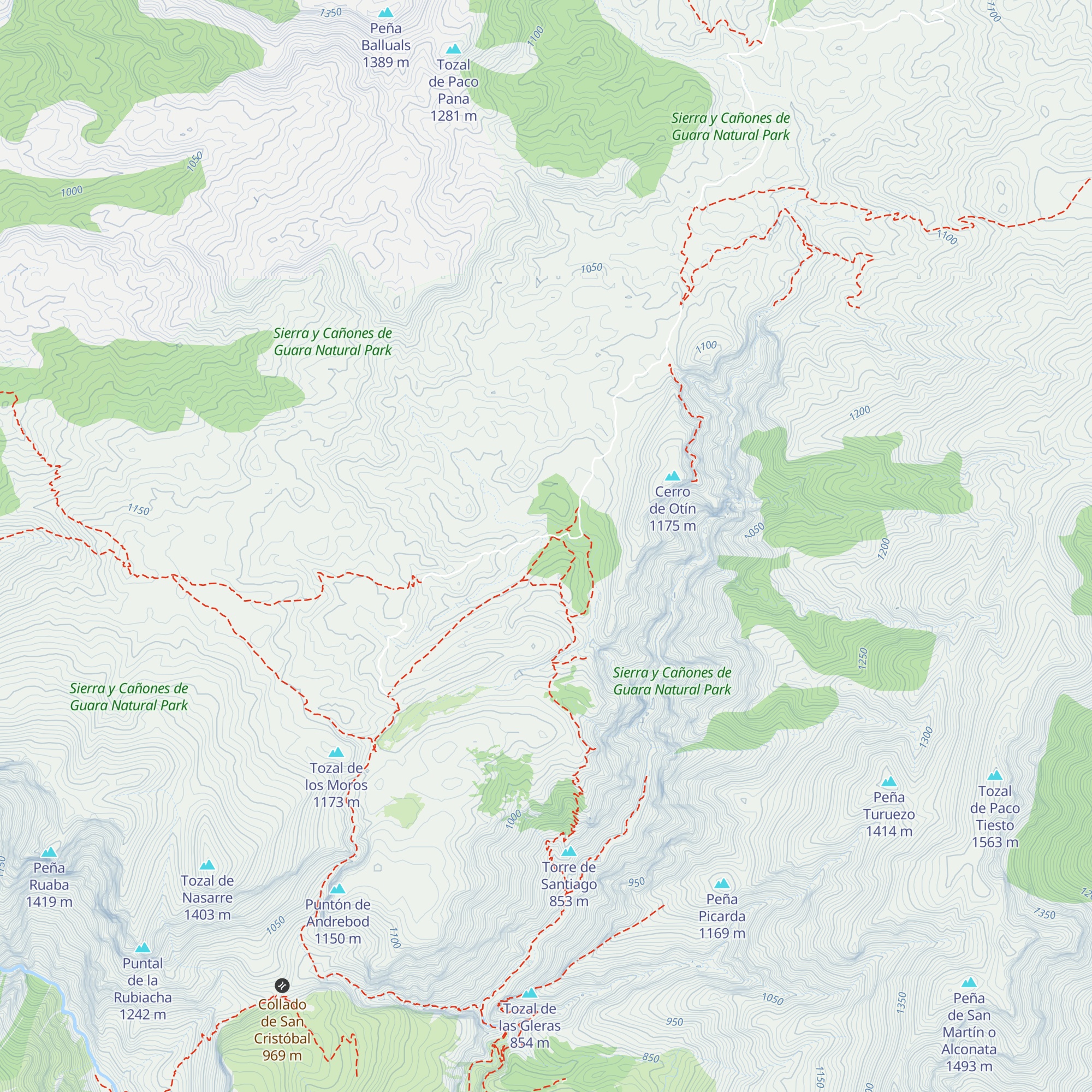 Refugio Norbert Nieto map