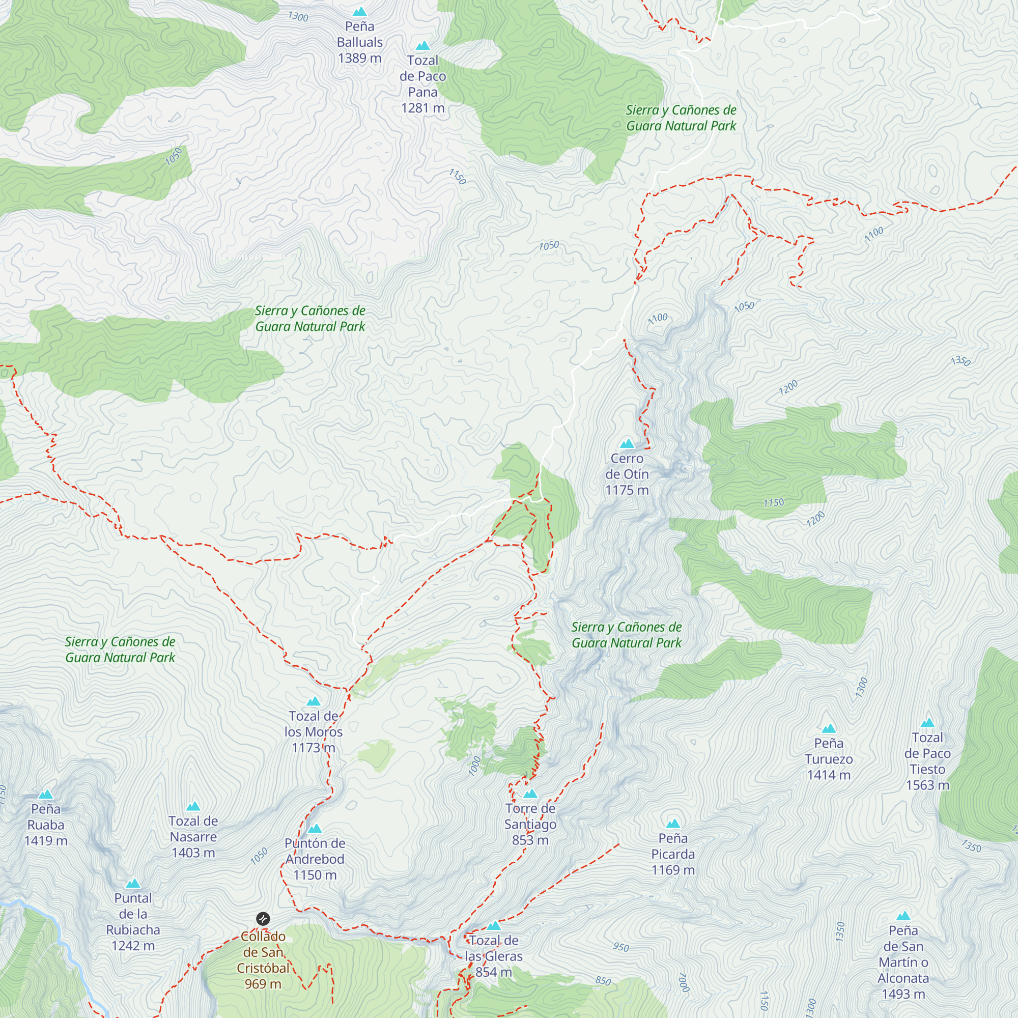 Refugio Norbert Nieto map