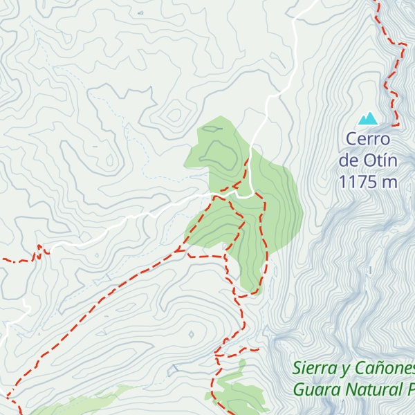 Map of Refugio Norbert Nieto