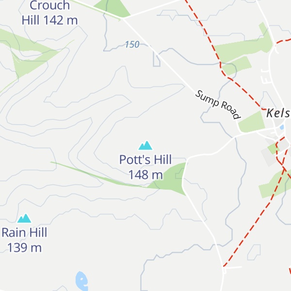 Map of Pott's Hill