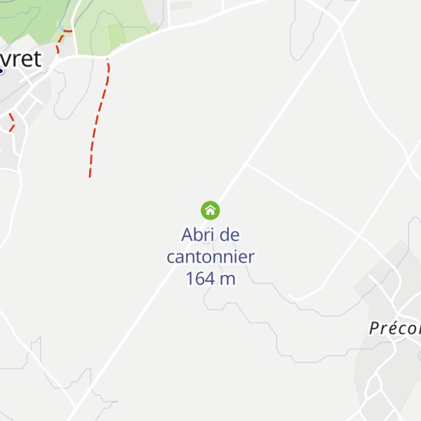 Map of Abri de cantonnier