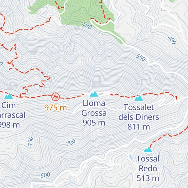 Map of Lloma Grossa